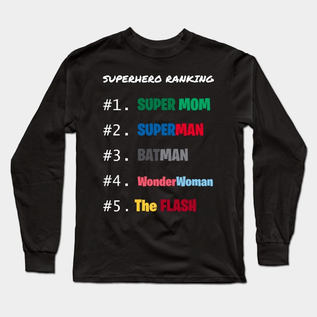 Super MOM Long Sleeve T-Shirt by SLOBN